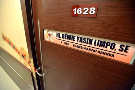 Ruangan Dewie Yasin Limpo disegel KPK/MI/Susanto