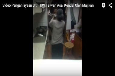 Beredar Video TKW asal Kendal Dianiaya di Taiwan