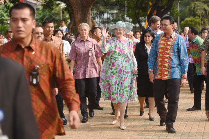 Ahok dan Ratu Denmark Tinjau Ruang Publik Ramah Anak Kenanga