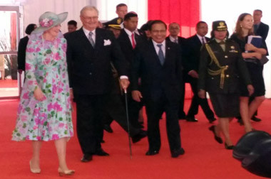 Ratu dan Pangeran Denmark Kunjungi Pelabuhan Tanjung Priok