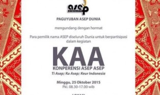 Asep Sedunia Berkumpul Melawan Asap