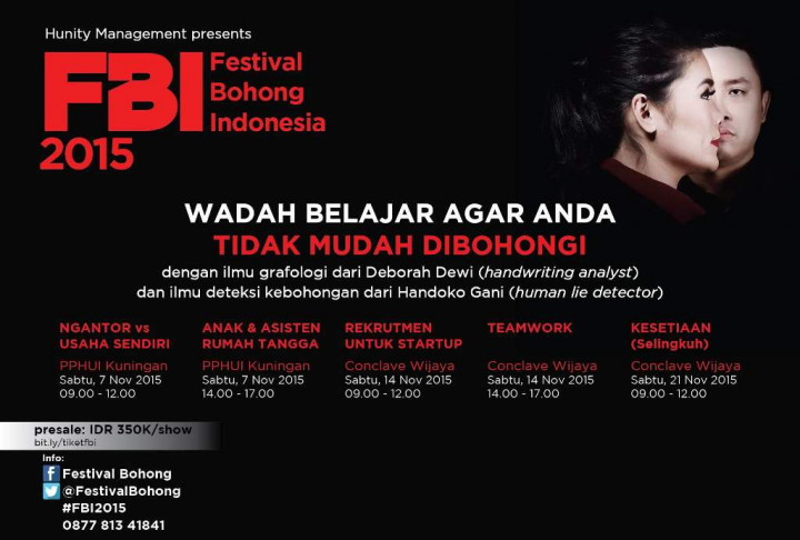 Belajar Mencari Kebenaran di Festival Bohong Indonesia 2015 