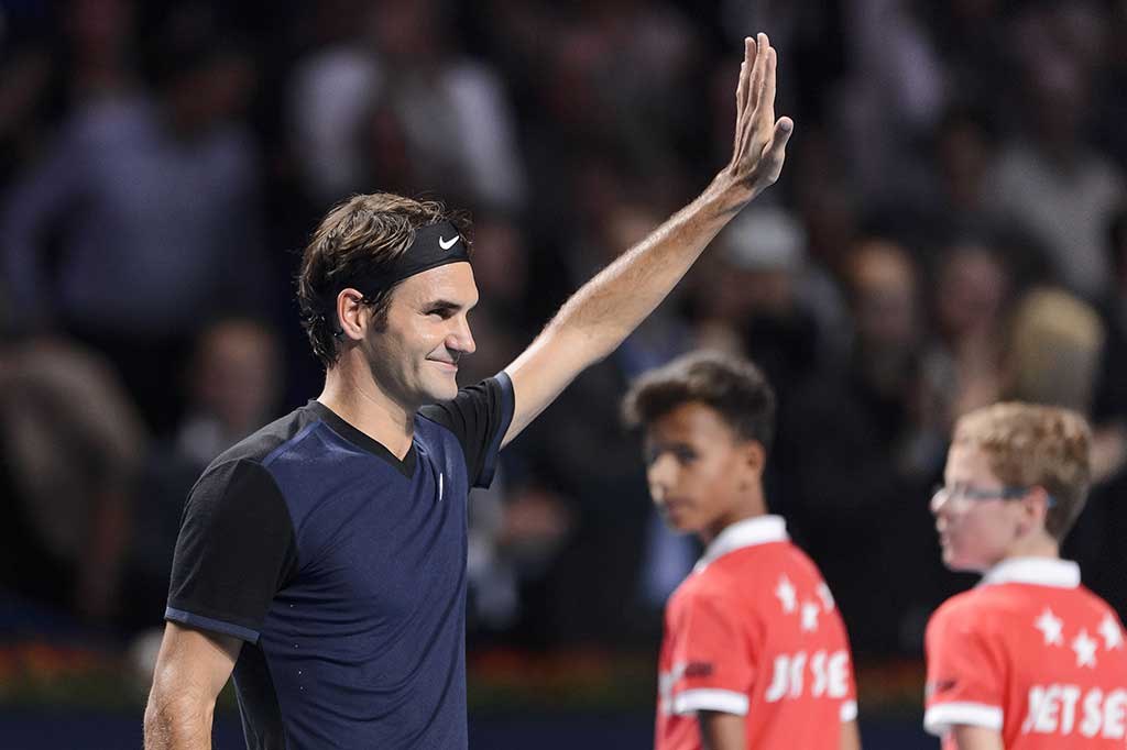 Federer Melaju ke Perempat Final Swiss Indoors