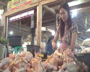 Pasokan Berkurang, Harga Daging Ayam di Kendal Melonjak