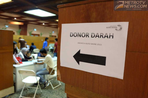 Selain Beli Mobil, Pengunjung Bisa Donor Darah di Jakarta Auto Show 2015