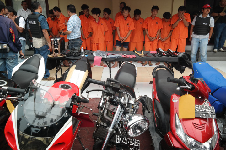 70 Penjahat Jalanan di Lampung Utara Ditangkap