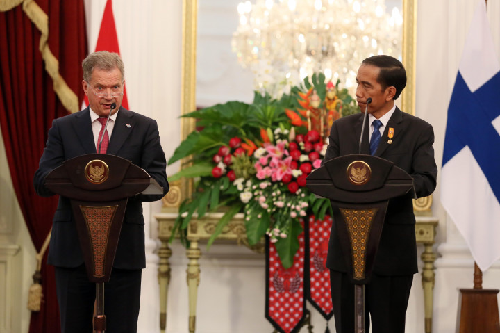 Jokowi dan Presiden Finlandia Sepakat Target Perdagangan USD1 Miliar