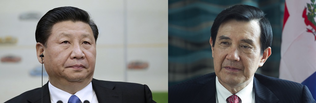 Presiden Tiongkok Xi Jinping (kiri) dan Presiden Taiwan Ma Ying-jeou. (Foto: AFP / ERIKA SANTELICES, JASON LEE)