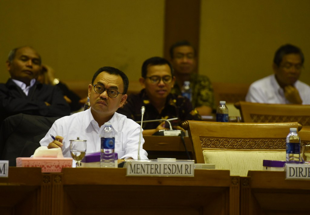 Menteri ESDM Sudirman Said (ANTARA FOTO/Akbar Nugroho Gumay)
