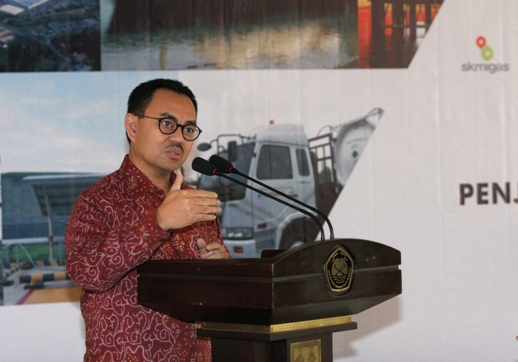 Menteri ESDM Sudirman Said (ANTARA FOTO/Reno Esnir)