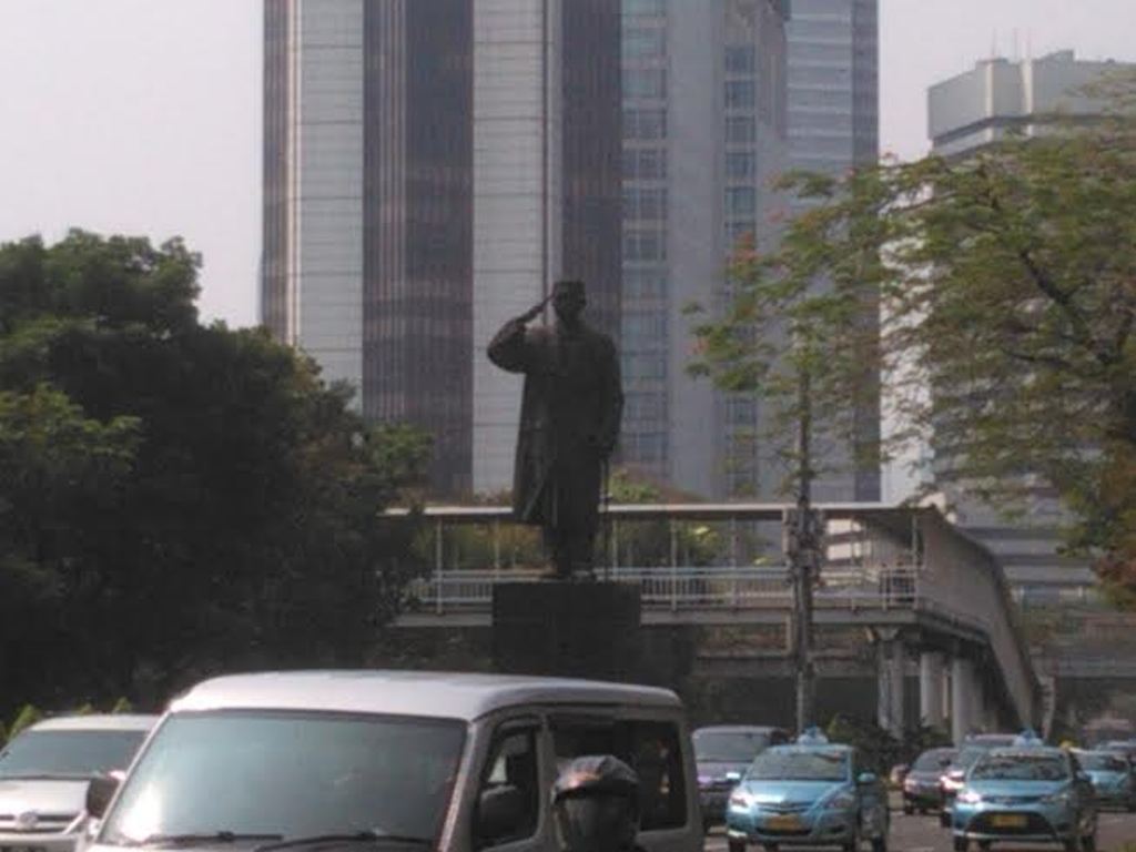 Patung Jenderal Sudirman--Metrotvnews.com/Achmad Zulfikar Fazli