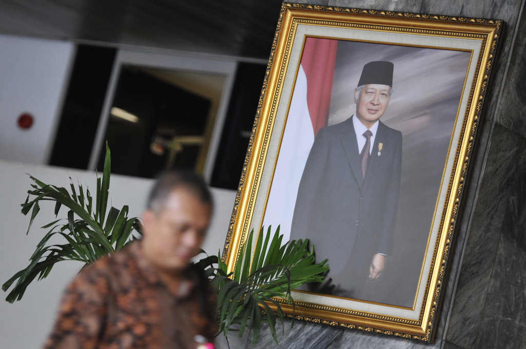 Mantan Presiden Soeharto----Ant/Ismar Patrizki