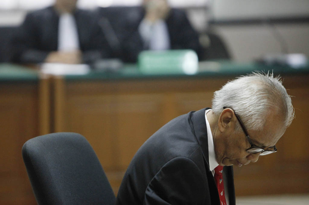 O.C. Kaligis di Pengadilan Tipikor-----MI/Rommy Pujianto