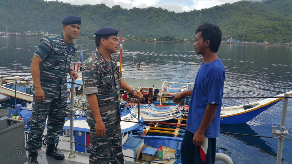TNI AL tangkap tiga kapal ikan asing pencuri ikan asal Filipina di Samudera Pasifik,--Foto: Dok/Istimewa