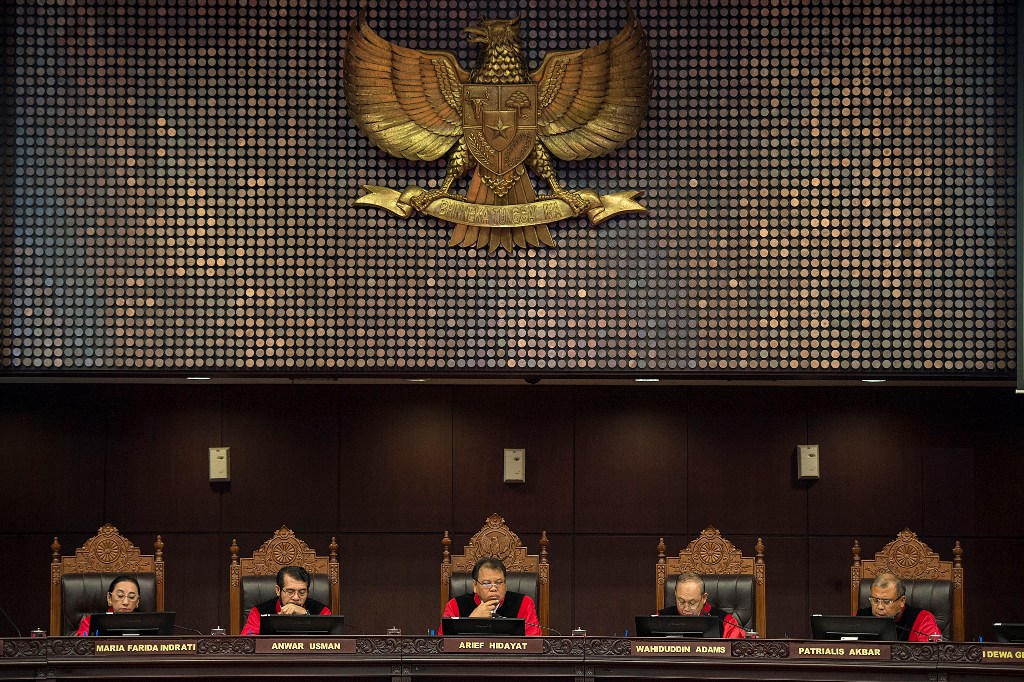Mahkamah Konstitusi. Foto: Widodo S Jusuf/Antara