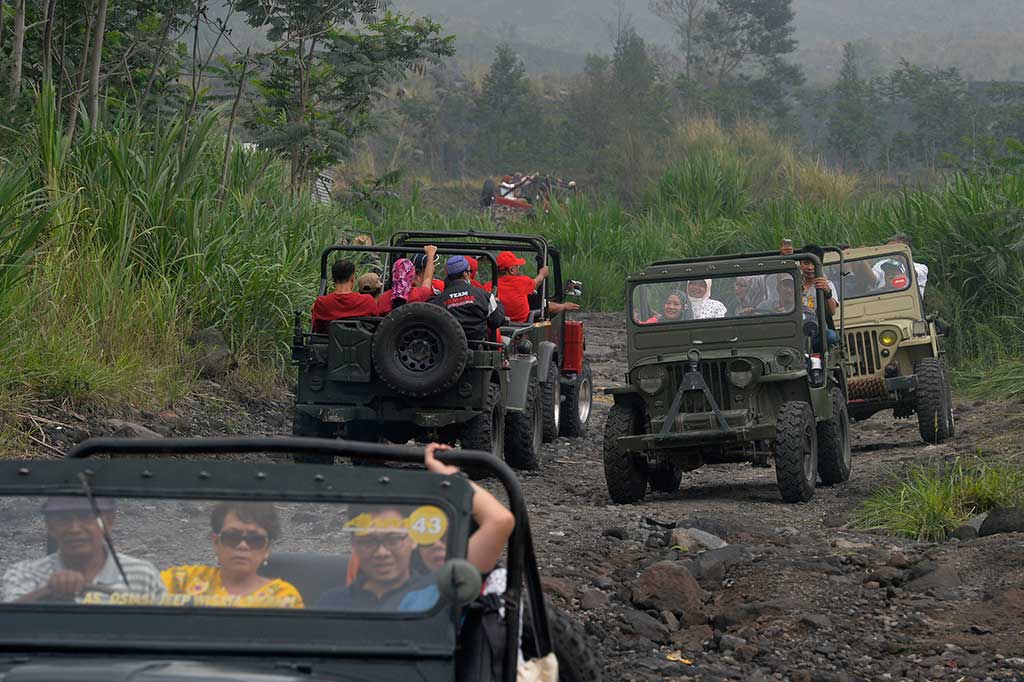 Serunya Reli Wisata di Gunung Merapi
