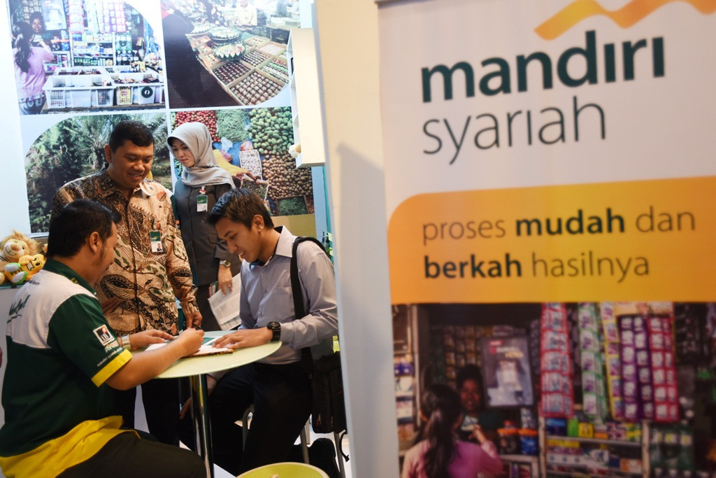 Ilustrasi Bank Syariah Mandiri (ANTARA FOTO/Zabur Karuru)