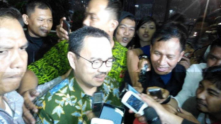 Menteri Sudirman Tiba di KPK