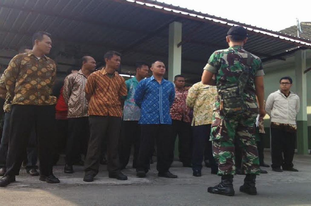 Calon relawan Bela Negara mendapat pengarahan di Solo, MTVN - Pythag Kurniati
