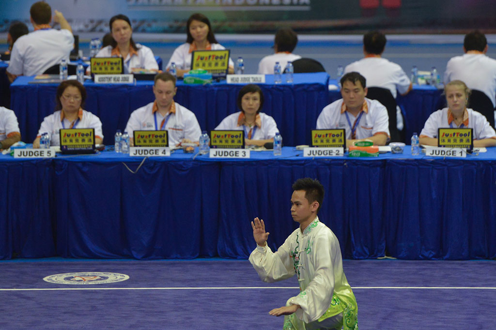 Atlet Wushu Indonesia Putra & Putri Raih Perunggu