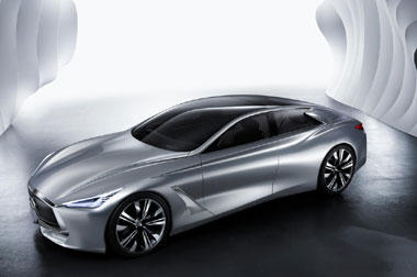 Infiniti Plug-in Hybrid Concept Pesaing Mercedes S-Class 
