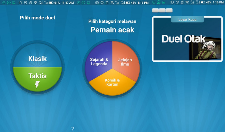 Duel Otak, Permainan yang Mengasah Pengetahuan Anda 