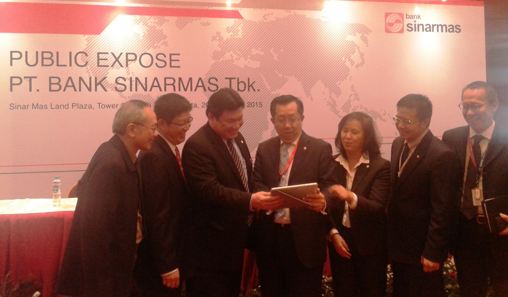 Manajemen Bank Sinarmas. (FOTO: MTVN/Eko Nordiansyah)