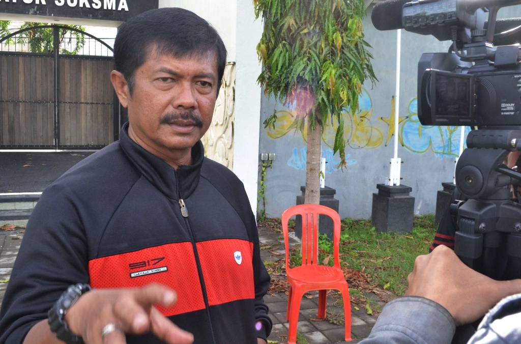 Pelatih Bali United, Indra Sjafri (ANTARA FOTO/Fikri Yusuf)