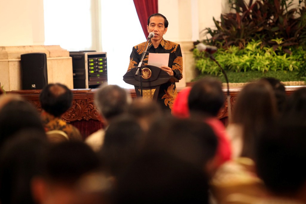 Presiden Jokowi. MI/PANCA SYURKANI