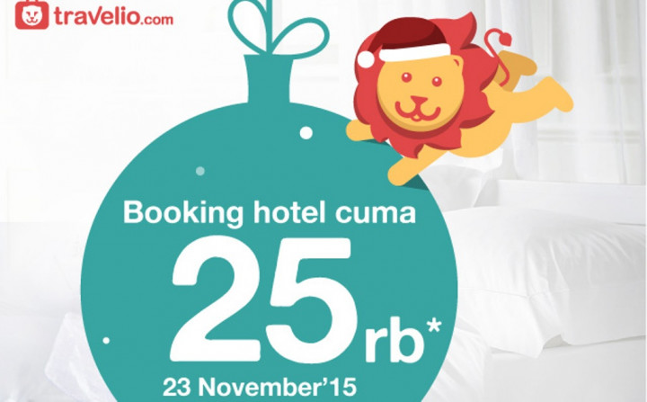 Nikmati Diskon Pemesanan Hotel Hanya Rp25 Ribu dari Travelio.com