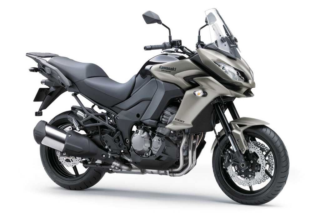 New Kawasaki Versys 1000 hadir dengan perubahan pada sektor warna. KMI