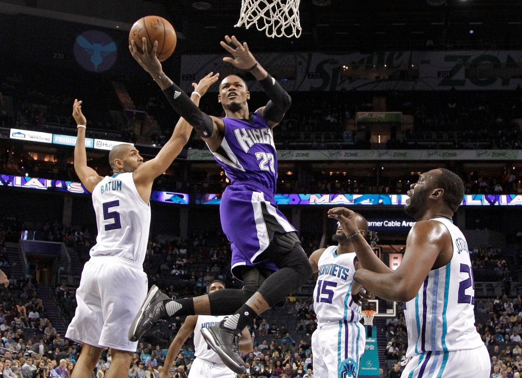 Suasana pertandingan Sacramento Kings vs Charlotte Hornets. (Foto: AP/Chuck Burton)