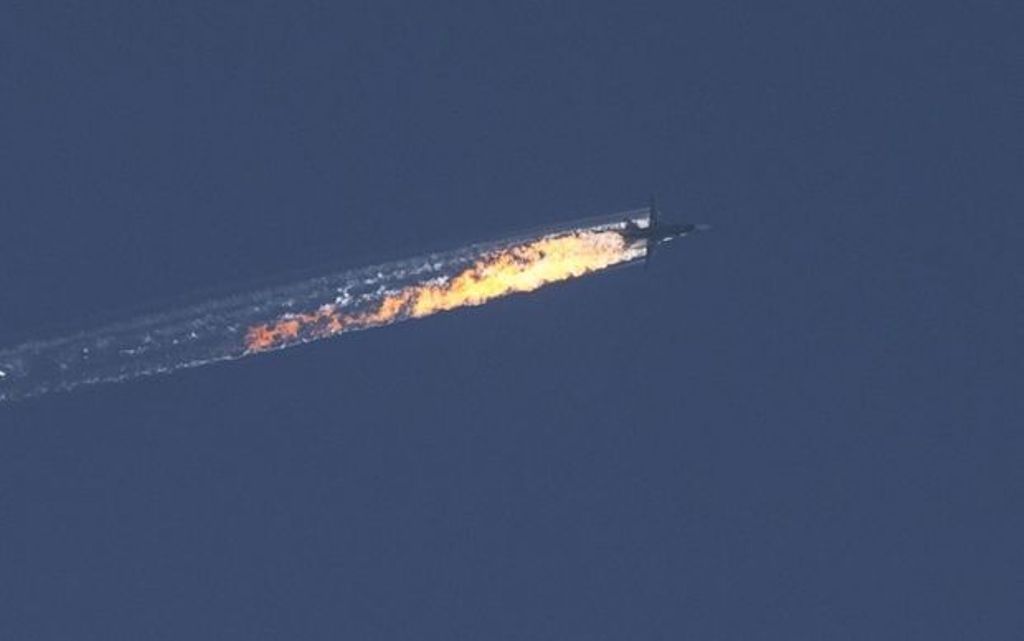 Jet tempur Rusia yang ditembak Turki (Foto: AFP)