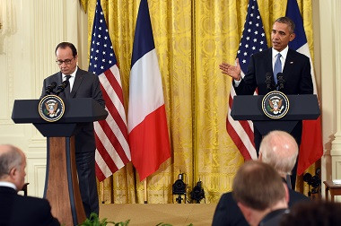 Obama dan Hollande Sepakat Tingkatkan Upaya Melawan ISIS