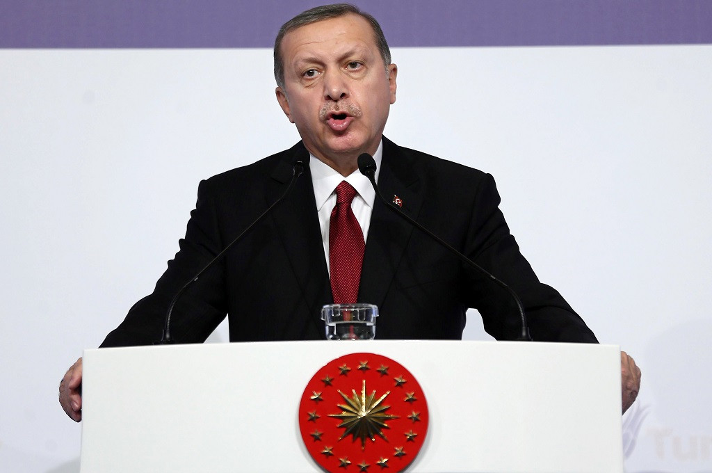 Presiden Turki Recep Tayyip Erdogan dalam pertemuan G-20 di Antalya, 16 November 2015. (Foto: AFP/ADEM ALTAN)