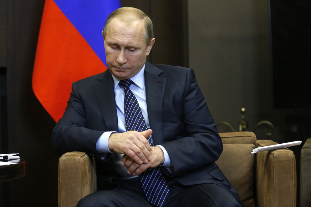 Presiden Rusia Vladimir Putin peringatkan konsekuensi usai jet tempur ditembak (Foto: AFP)