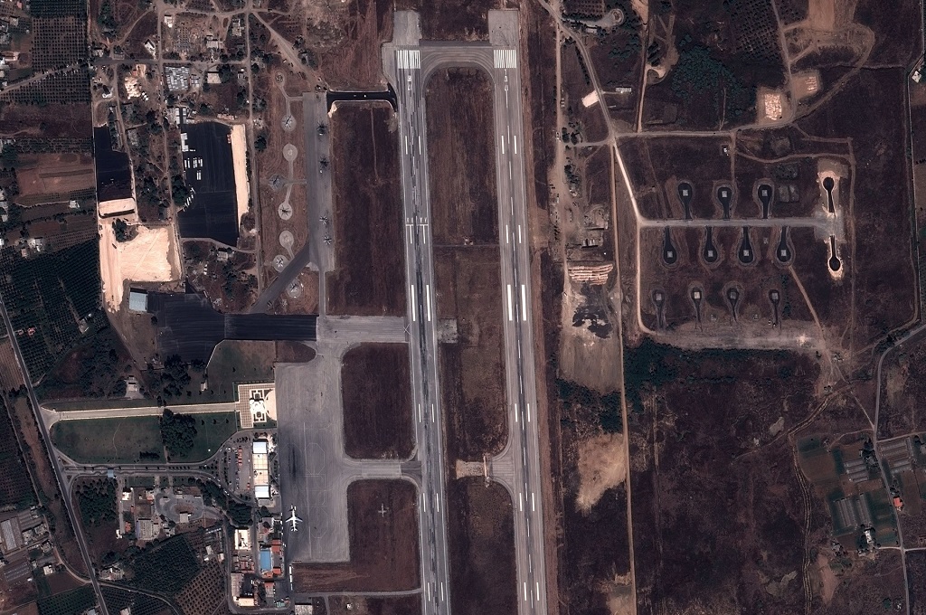 Markas militer Rusia di provinsi Latakia, Suriah. (Foto: AFP)