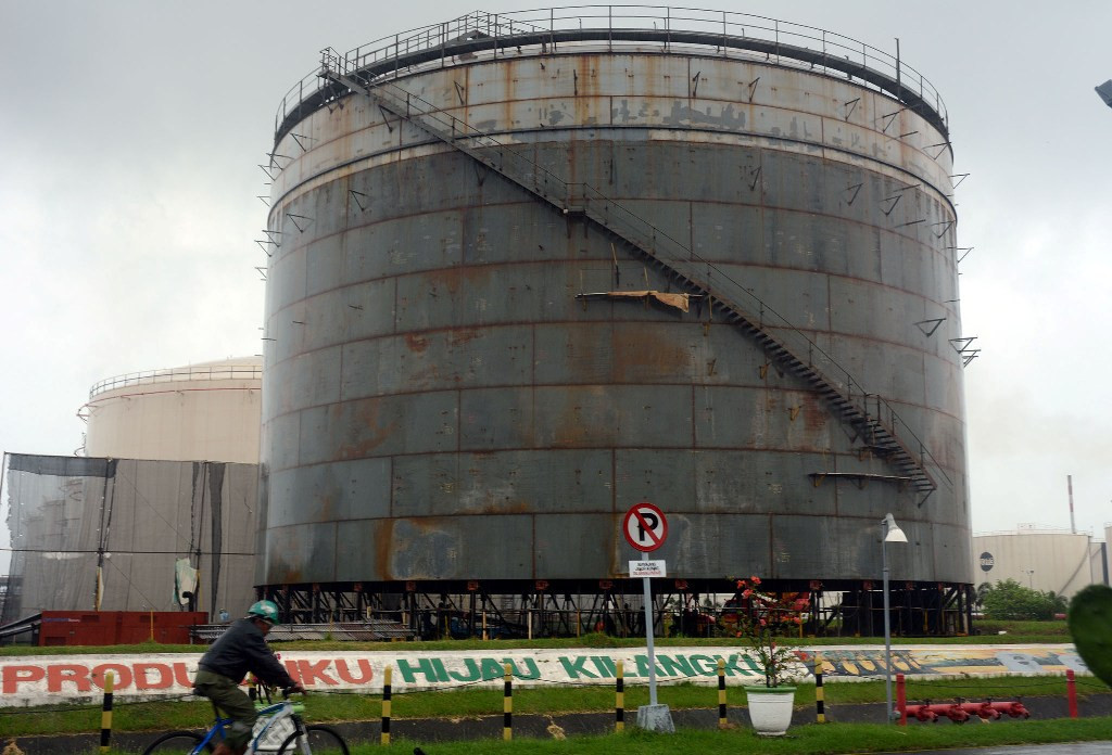 Kilang Residual Fluid Catalytic Cracking (RFCC) Pertamina di Cilacap. (FOTO: MI/LILIEK DHARMAWAN)