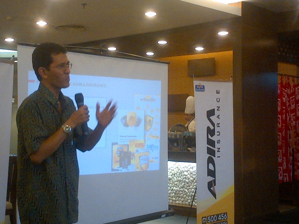 Ritel Underwriting Departmen Head Adira Insurance Gandung. (FOTO: MTVN/Angga Bratadharma)