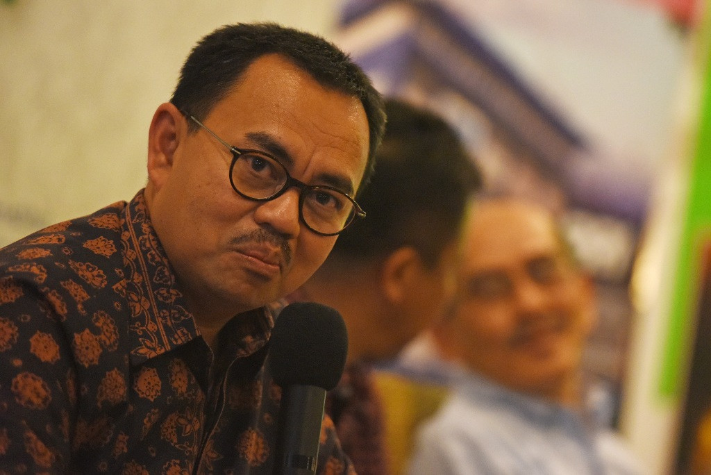 Menteri ESDM Sudirman Said. (ANTARA FOTO/Hafidz Mubarak A)