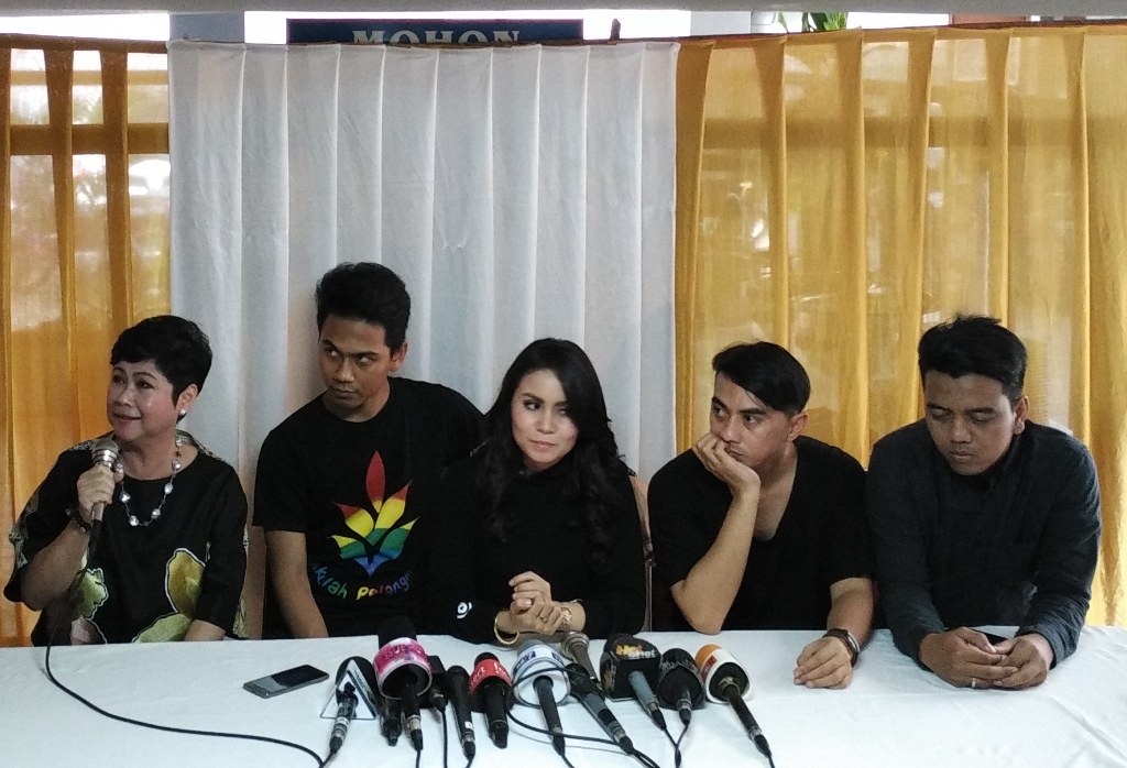 Jumpa pers Geisha dan Musica. (Foto:MTVN/A. Shindu)