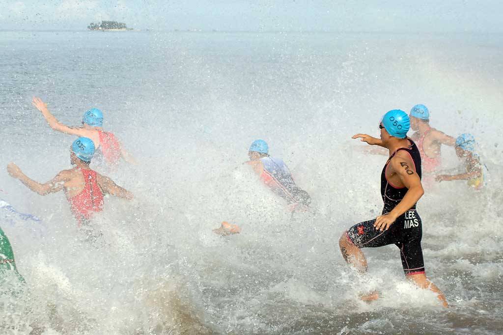 24 Negara Ikuti Kejuaraan Triathlon Pariaman Asian Cup