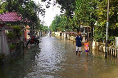 BPBD Mojokerto Antisipasi Luapan Sungai Lamong