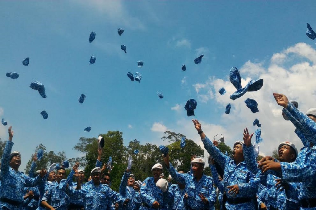Peserta program Bela Negara mengakhiri diklat di Kaliurang, MTVN - Patricia Vicka