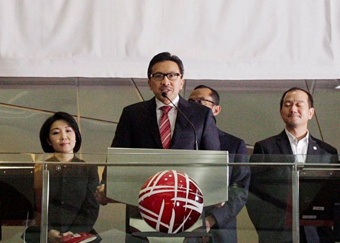 Presiden Direktur CIMB Niaga Tigor Siahaan. MI/Galih Pradipta