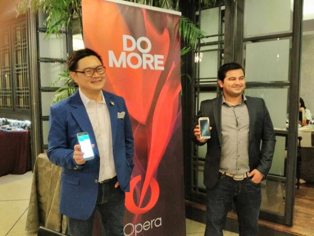 Diskusi terbatas dengan Opera terakit jumlah konsumen mereka di Indonesia, Jakarta (1/12/2015). MTVN/LAVI