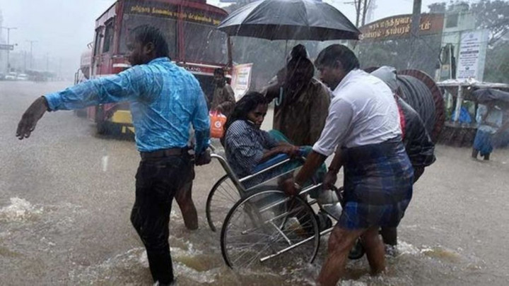 Banjir, Wilayah Selatan India Lumpuh