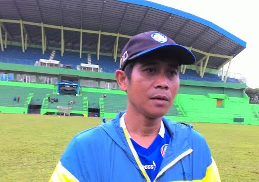 Pelatih Arema Cronus Joko Susilo (MTVN/Miski)