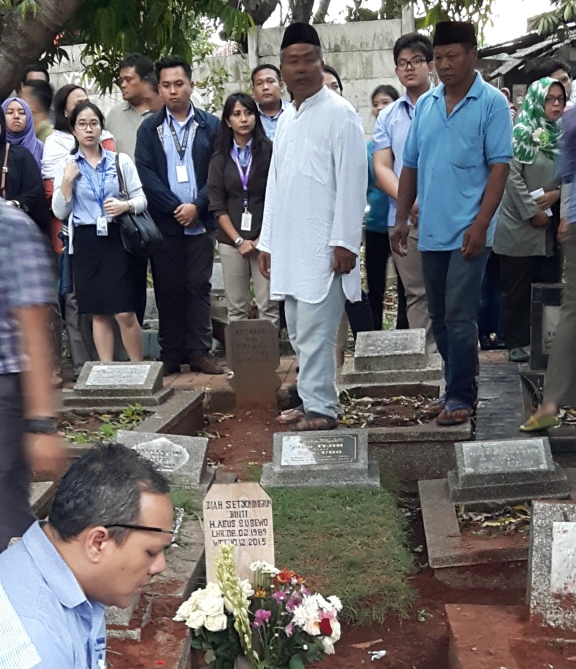 Diah, Korban Lift Jatuh Gedung Arcadia Dikebumikan 