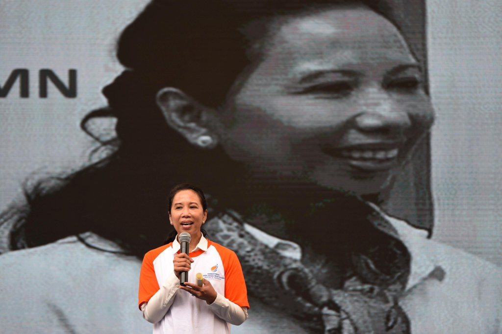 Menteri BUMN Rini Soemarno. (ANTARA FOTO/Akbar Nugroho Gumay)